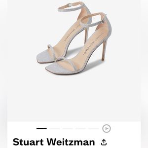 Stuart Weitznan hi heel sandal 8 1/2 NWT